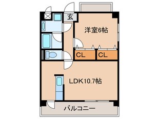 ル－チェ庄内緑地の物件間取画像